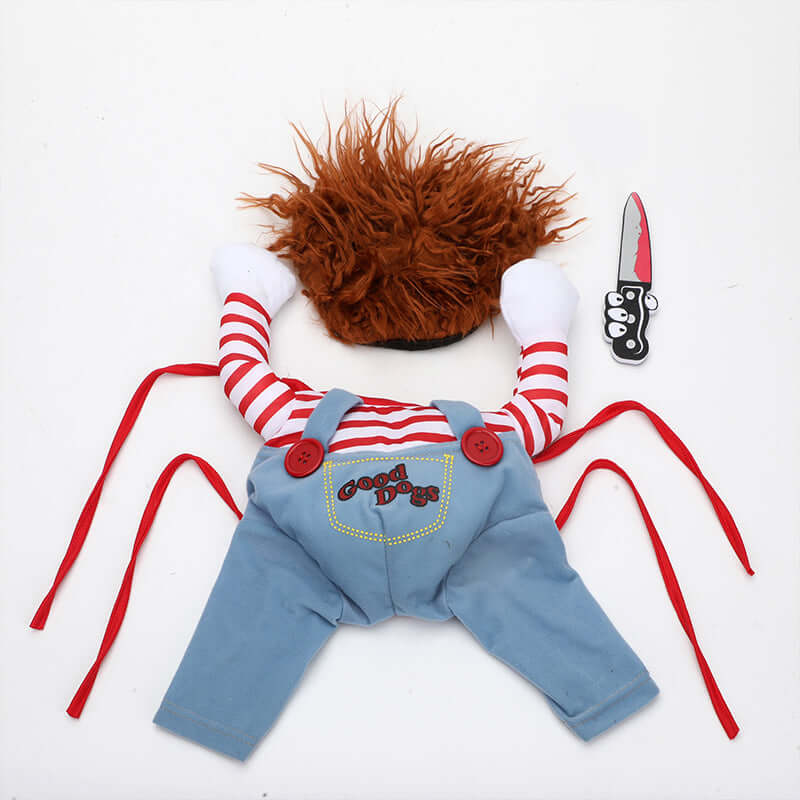 Scary Dog Costume with Knife