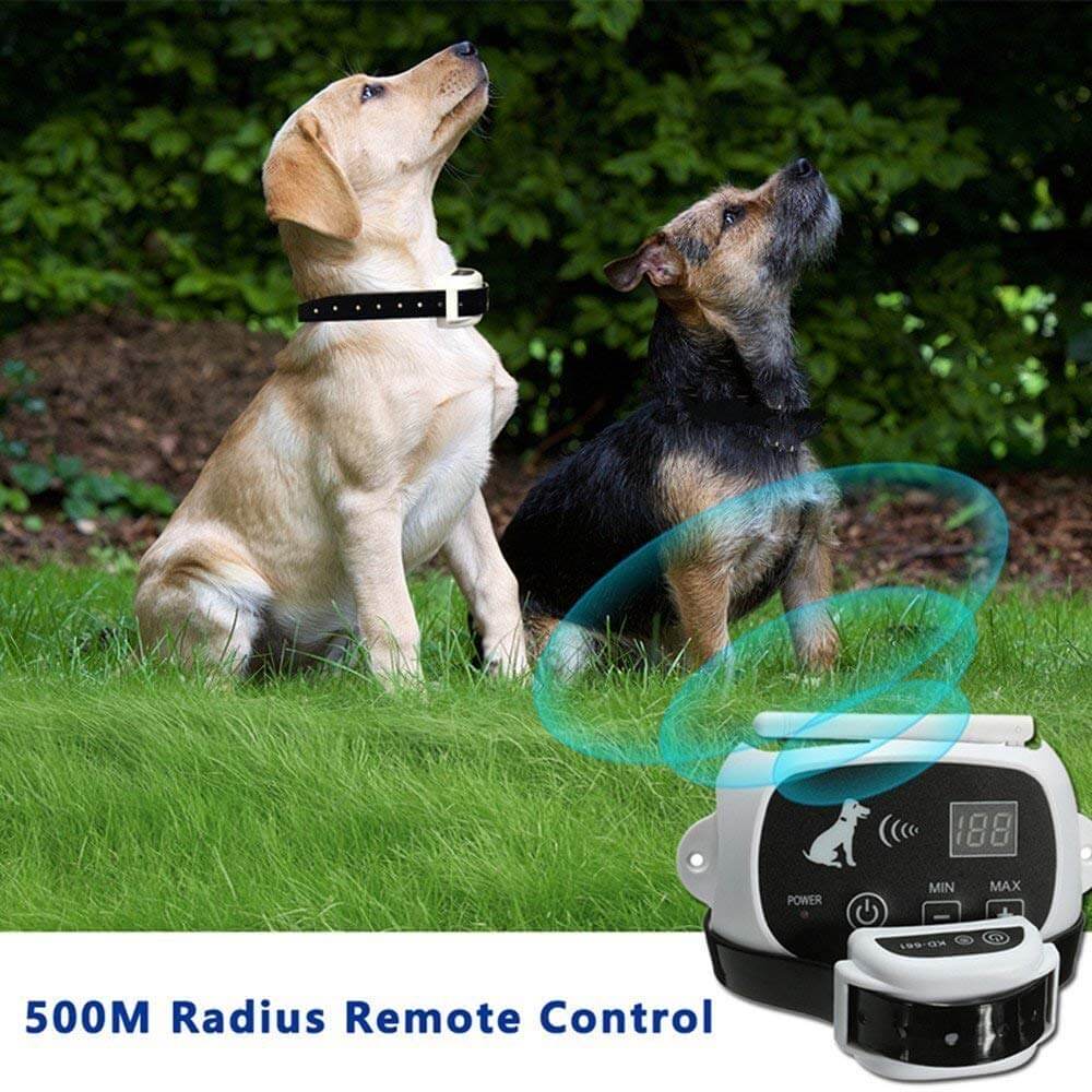 Wireless Electronic Pet Fence System For Up To 3 Dogs