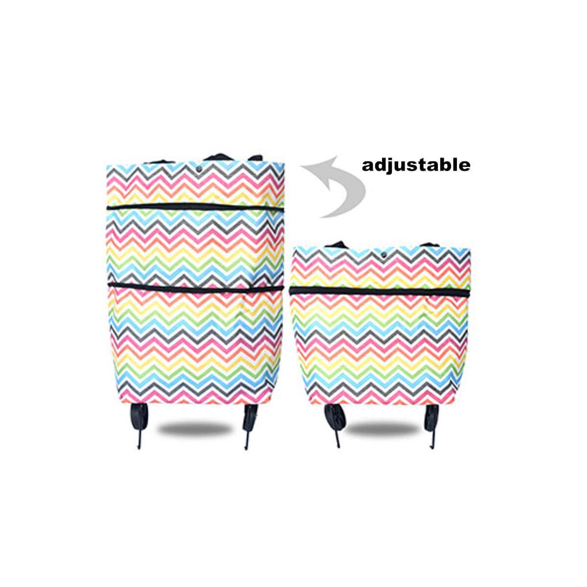 Eco-Friendly Shopping Bag with Retractable Wheels