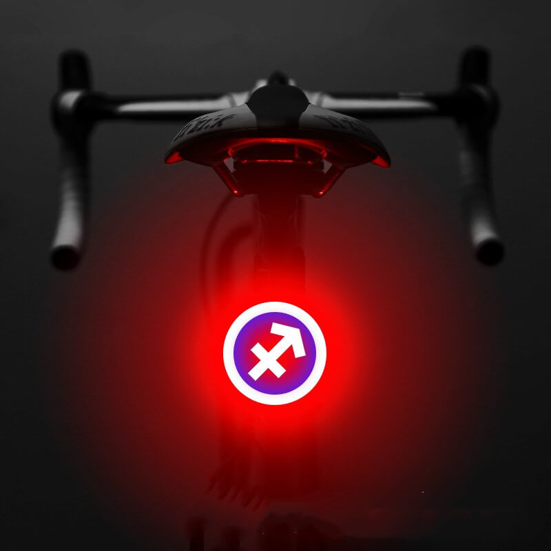 Waterproof LED Rechargeable Bike Tail Light Accessory