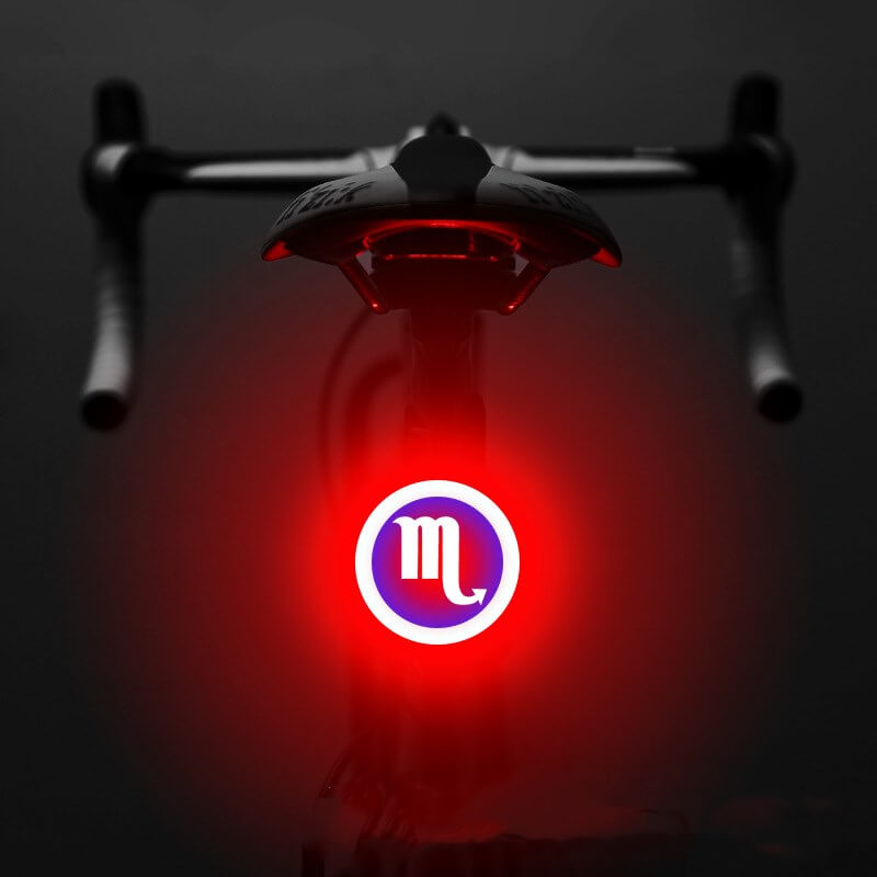 Waterproof LED Rechargeable Bike Tail Light Accessory