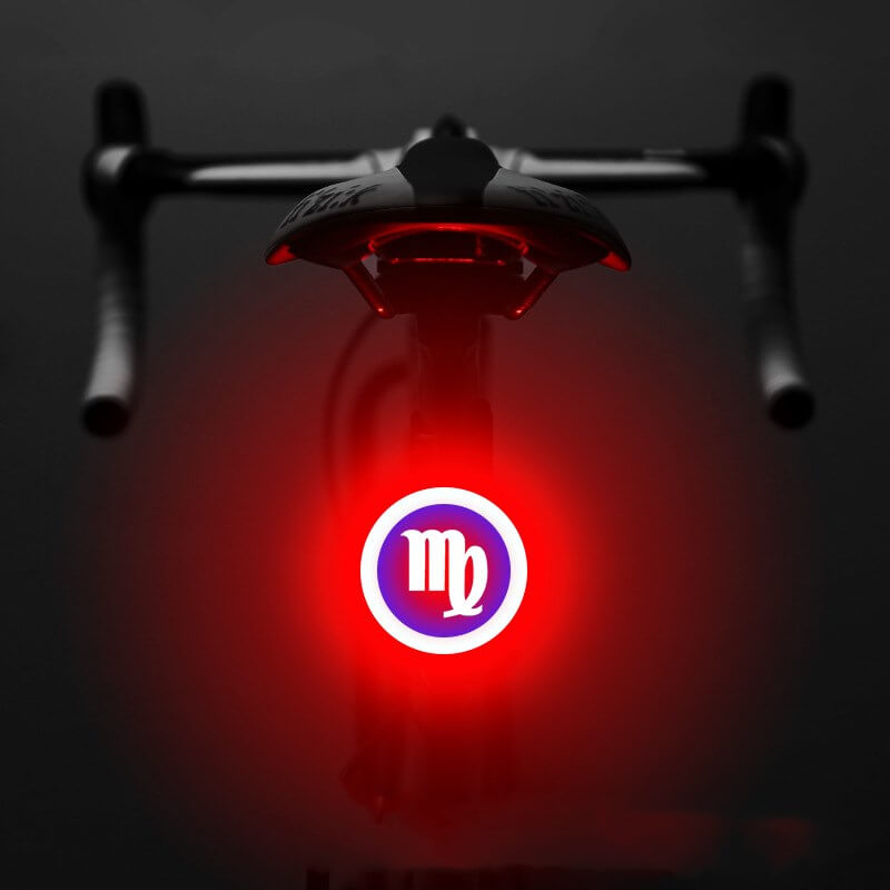 Waterproof LED Rechargeable Bike Tail Light Accessory