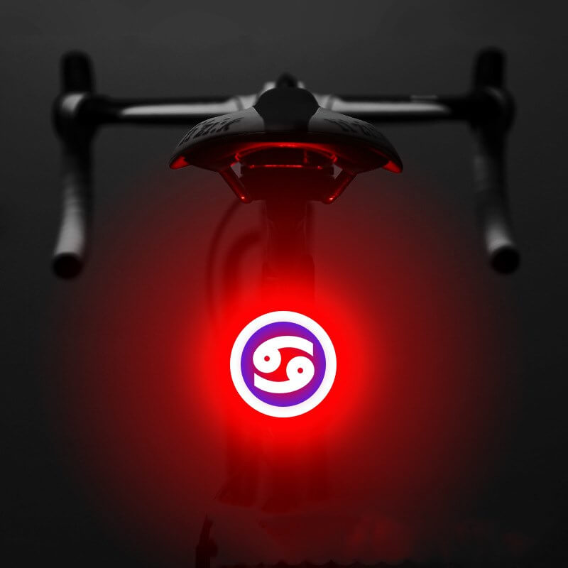 Waterproof LED Rechargeable Bike Tail Light Accessory