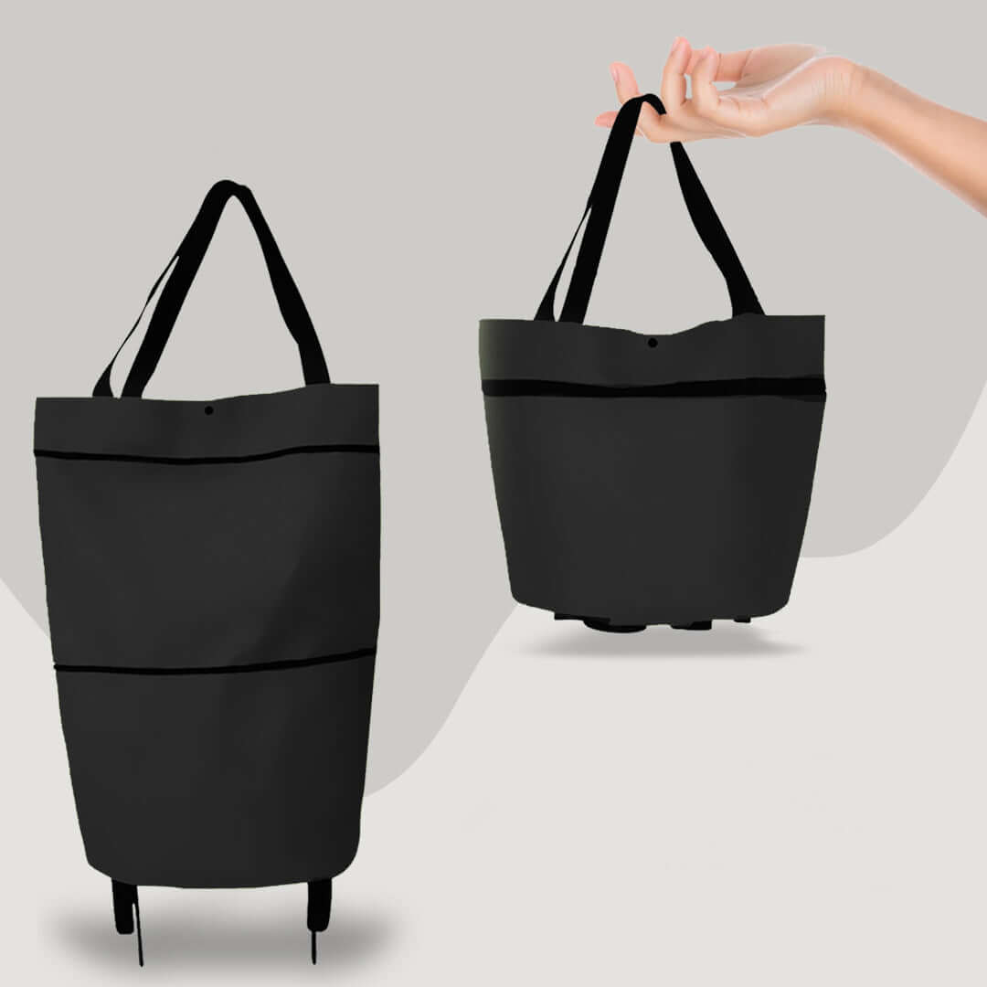 Eco-Friendly Shopping Bag with Retractable Wheels