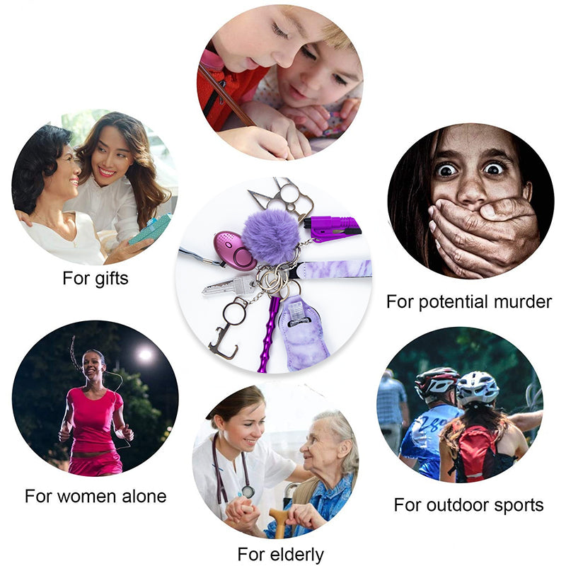 Ultimate Self Defense Keychain Set - Empower Yourself and Make a Difference!