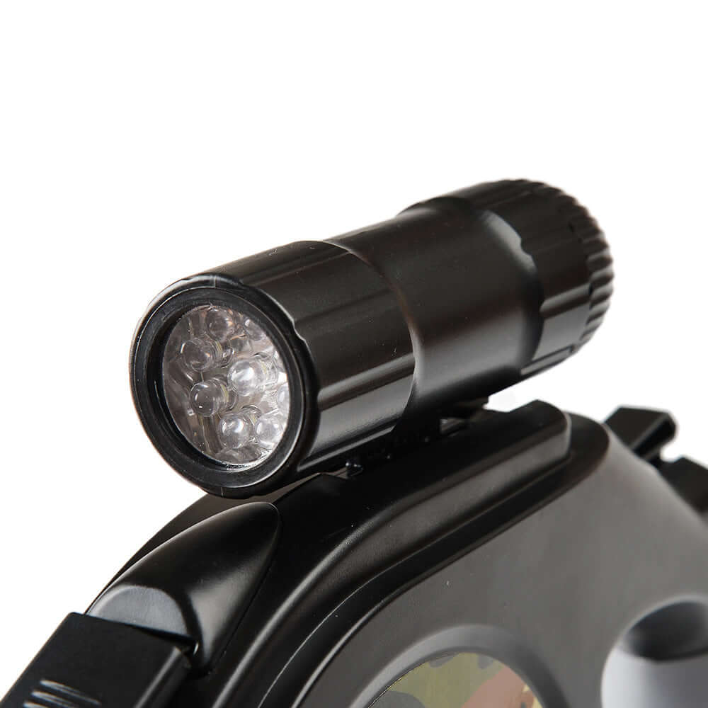 Camouflage Retractable Dog Leash with Powerful Flashlight