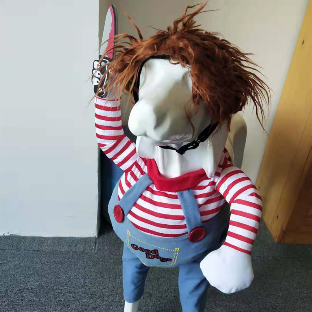 Scary Dog Costume with Knife
