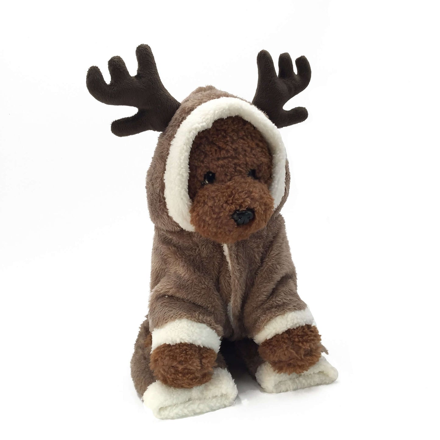 Jingle & Snuggle: The Cozy Elk Christmas Outfit for Your Furry Friend