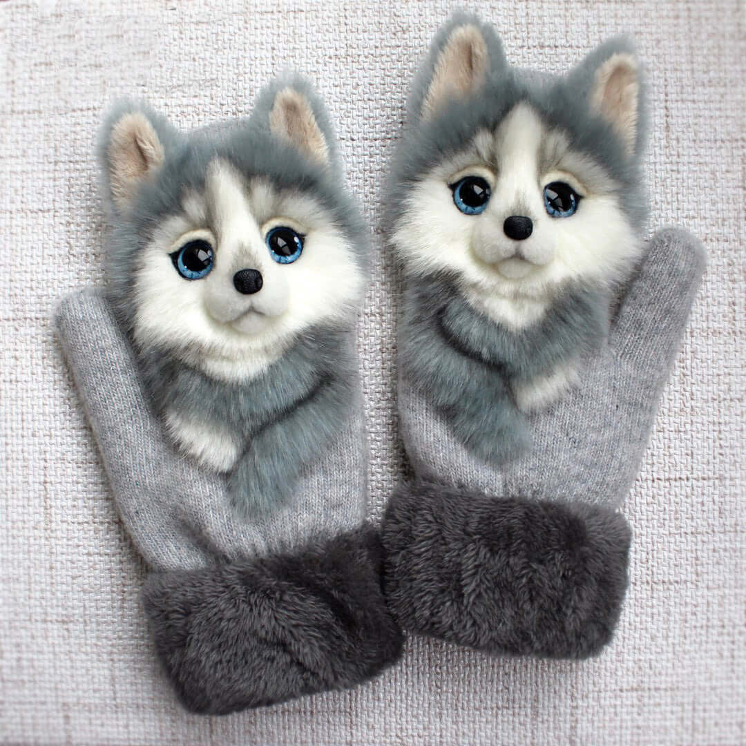 Furry Friends Winter Warmer Mittens