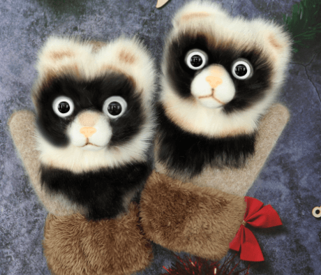 Furry Friends Winter Warmer Mittens