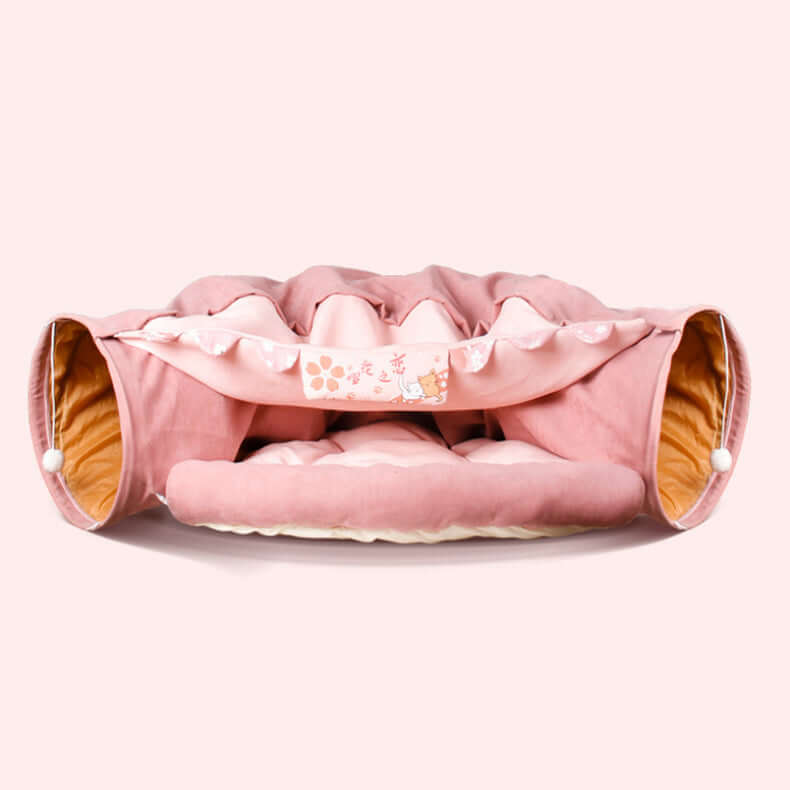 Feline Fun Tunnel: Collapsible, Durable, and Eco-Friendly
