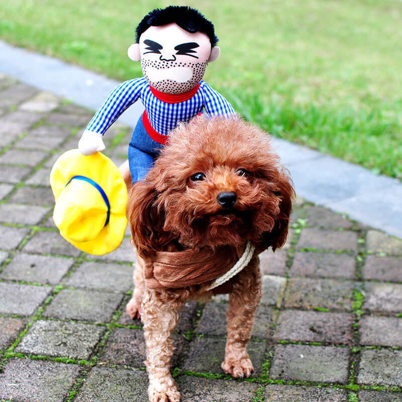 Scary Dog Costume with Knife