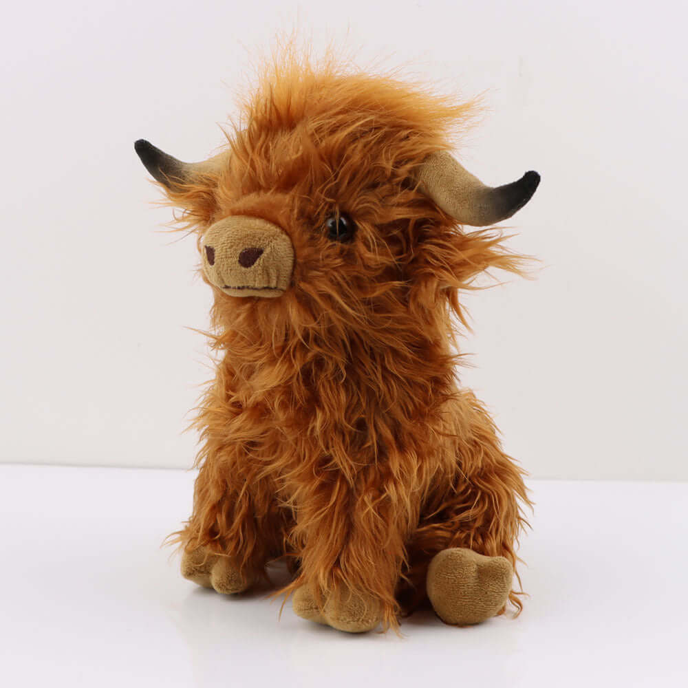 Soft and Cuddly Scottish Highland Cow Plush