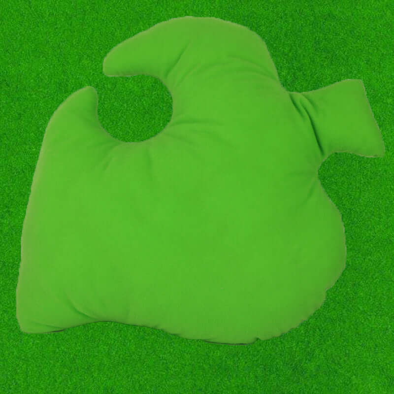 Plush Doll Green Leaf Pillow