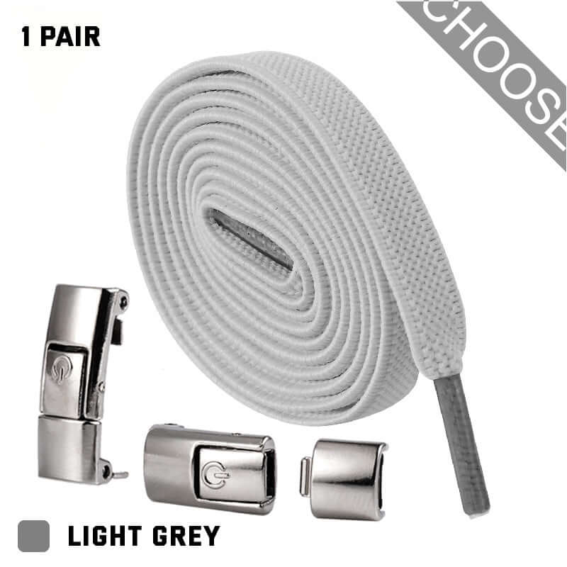 Easily Lace Up Your Sneakers with the 2023 Press Lock Shoelaces - One Size Fits All