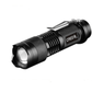 Telescopic zoom LED flashlight