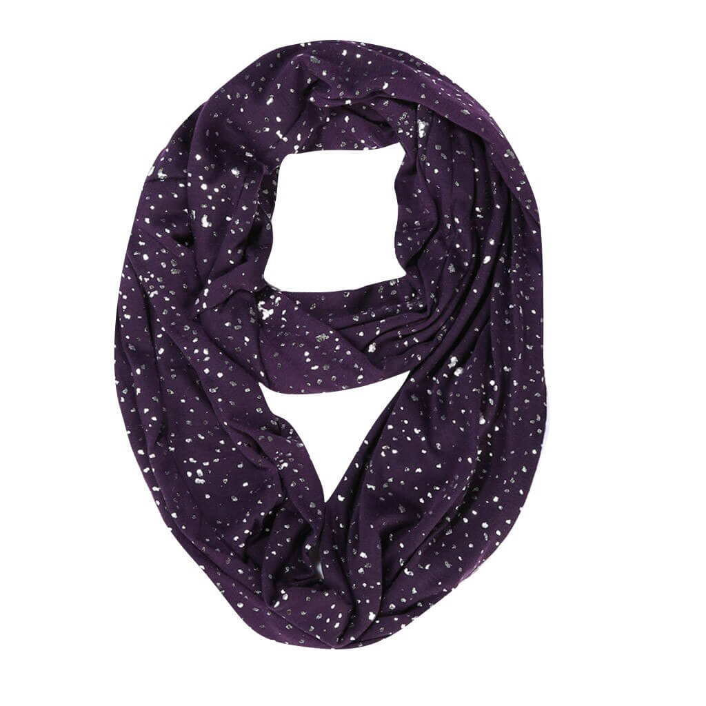 Stay Stylish & Secure with the Infinity Scarf with Hidden Pocket