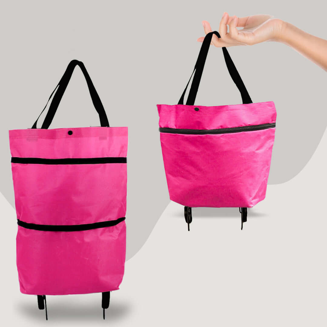 Eco-Friendly Shopping Bag with Retractable Wheels