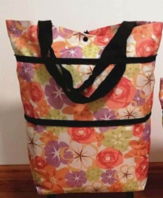 Eco-Friendly Shopping Bag with Retractable Wheels
