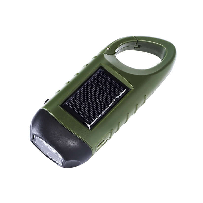 Hand-Crank Solar LED Flashlight: Power Anywhere, Anytime