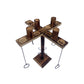 Wooden Ring Toss with Hook & Built-in Scoreboard