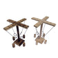 Wooden Ring Toss with Hook & Built-in Scoreboard