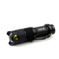 Telescopic zoom LED flashlight