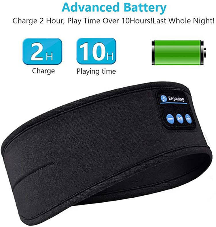 Sport, Sleep & Travel Headphones: Bluetooth Headband