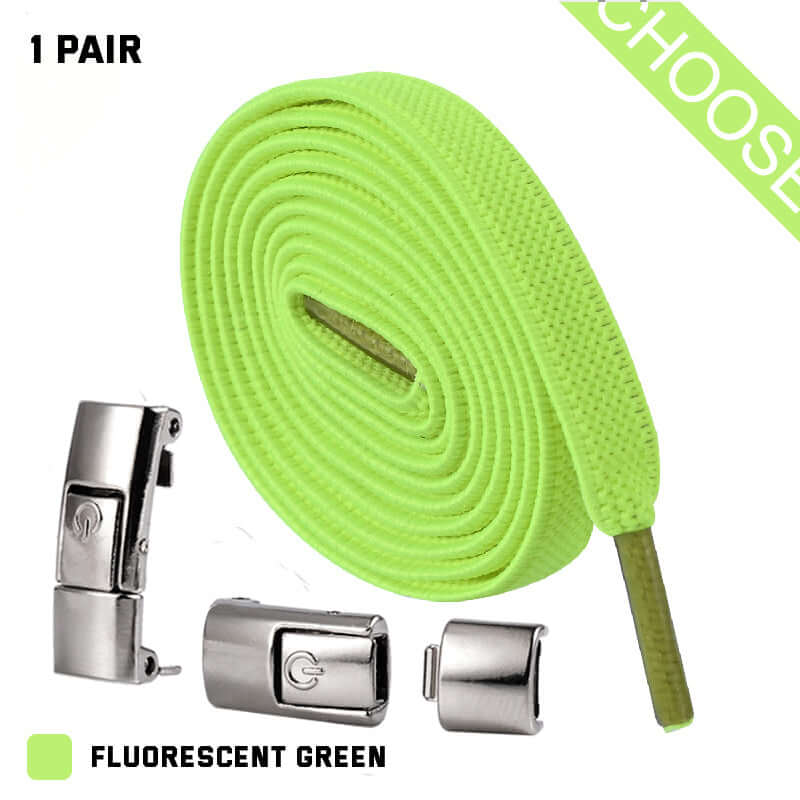 Easily Lace Up Your Sneakers with the 2023 Press Lock Shoelaces - One Size Fits All