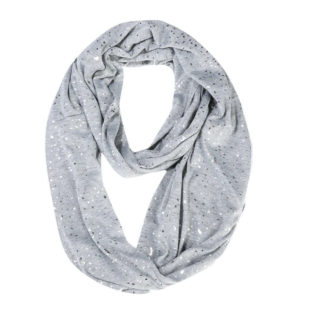 Stay Stylish & Secure with the Infinity Scarf with Hidden Pocket