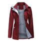 Women's Lined Trench Coat With Detachable Hood