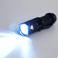 Telescopic zoom LED flashlight