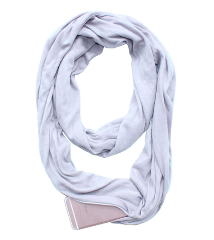 Stay Stylish & Secure with the Infinity Scarf with Hidden Pocket