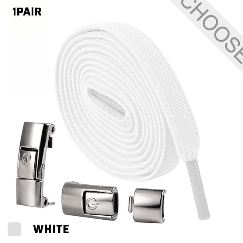 Easily Lace Up Your Sneakers with the 2023 Press Lock Shoelaces - One Size Fits All