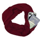 Stay Stylish & Secure with the Infinity Scarf with Hidden Pocket