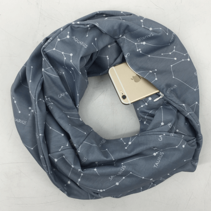 Stay Stylish & Secure with the Infinity Scarf with Hidden Pocket