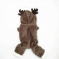Jingle & Snuggle: The Cozy Elk Christmas Outfit for Your Furry Friend
