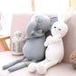 Adorable Animal Friends: Cuddle & Learn with Elephant & Rabbit Stuffed Toys