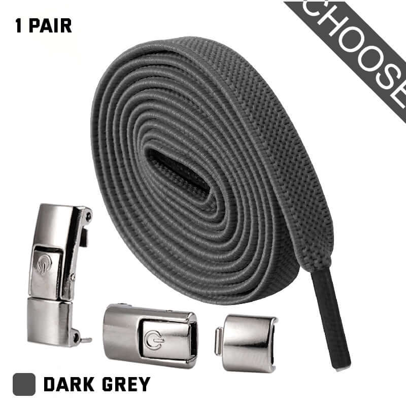 Easily Lace Up Your Sneakers with the 2023 Press Lock Shoelaces - One Size Fits All