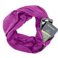 Stay Stylish & Secure with the Infinity Scarf with Hidden Pocket