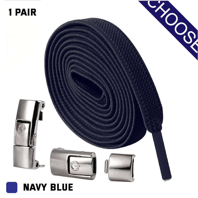 Easily Lace Up Your Sneakers with the 2023 Press Lock Shoelaces - One Size Fits All