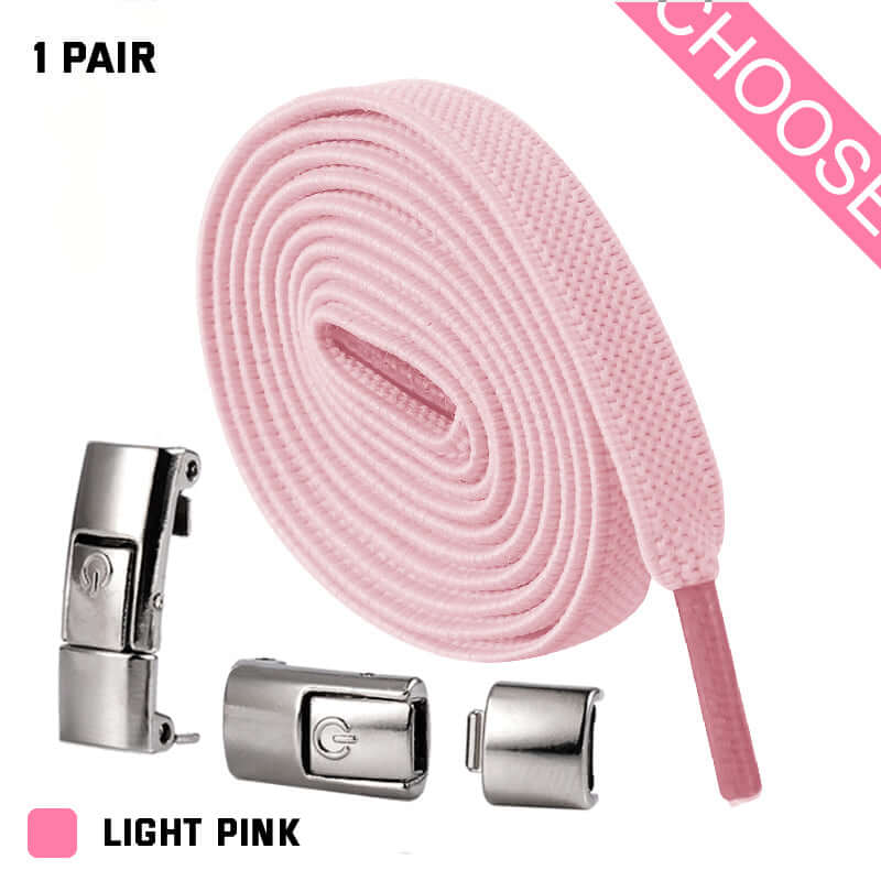 Easily Lace Up Your Sneakers with the 2023 Press Lock Shoelaces - One Size Fits All