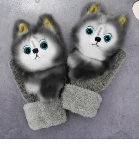 Furry Friends Winter Warmer Mittens