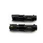 Telescopic zoom LED flashlight