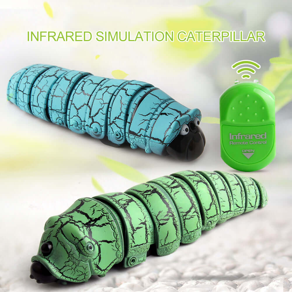 Infrared Remote Control Insect Worm Simulation RC Animal Toys Trick Novelty Jokes Prank For Kids RC Toys