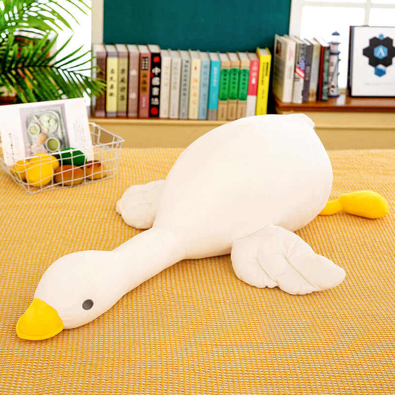 Fluffy Friend- Big White Goose Pillow Doll