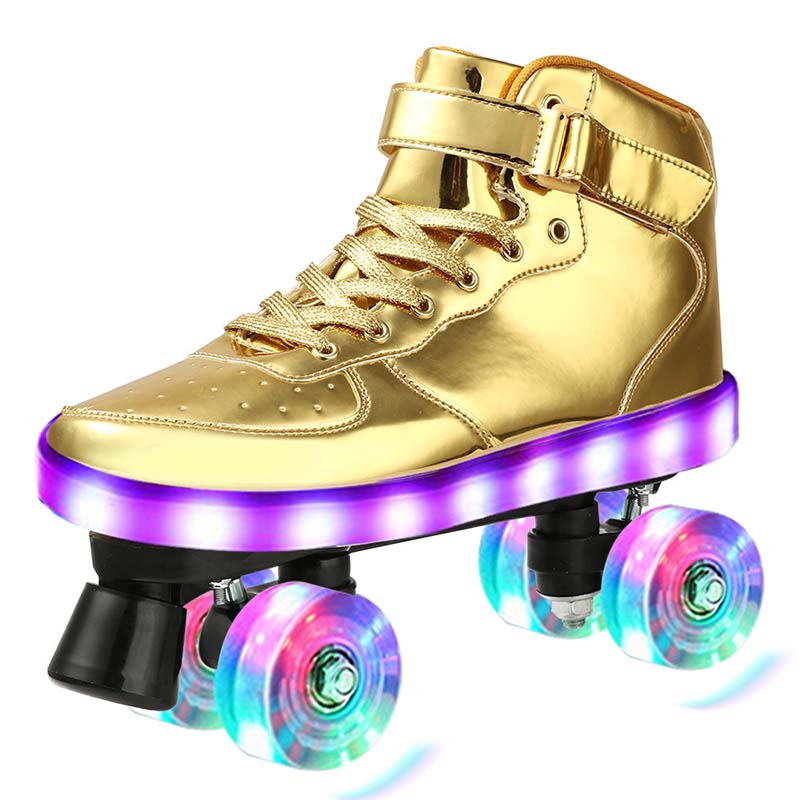 Roll with Style: The Flashing Wheel Roller Skates for Men and Women