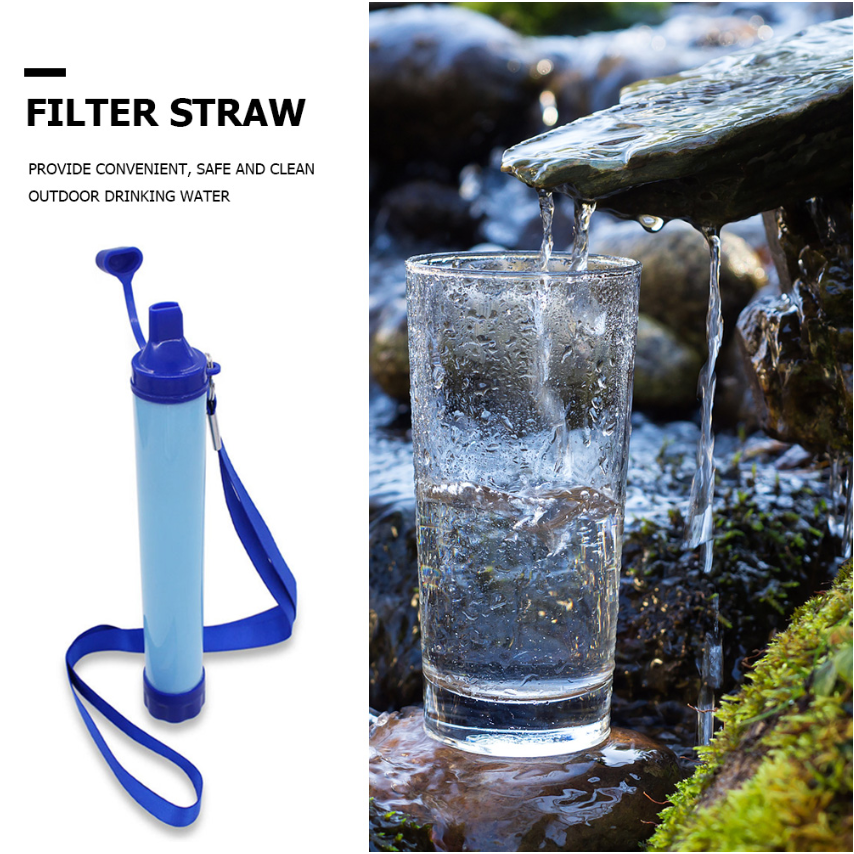 Water Filters Straw Hiking Camping Outdoor Travel Personal Emergency Survival Tools Summer Life Straw
