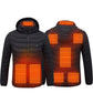 Stay Warm and Fashionable with the Ultimate Heated Jacket - 9 Zones of Heat!